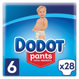 Dodot Pants Pañal-Braguita T-6 28 Unidades | HogarLider