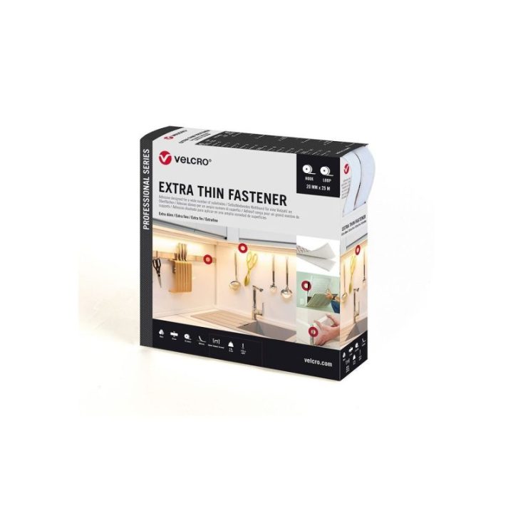 CINTA ADHESIVA EXTRAFINA BLANCA 20 mm x 25 m | HogarLider