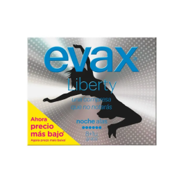 Evax Liberty Noche Normal Compresas Con Alas 9u | HogarLider