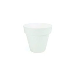 MACETA DE INYECCIÓN COLOR BLANCO Ø14 cm | HogarLider