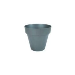 MACETA DE INYECCIÓN COLOR ANTRACITA Ø14 cm | HogarLider