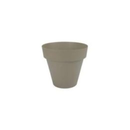 MACETA DE INYECCIÓN COLOR TAUPE Ø14 cm | HogarLider