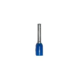 PUNTERA AISLADA 00,75 mm², AZUL, 100 uds | HogarLider
