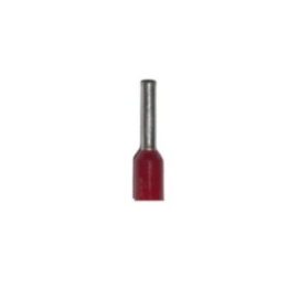 PUNTERA AISLADA 01,00 mm², ROJA, 100 uds | HogarLider