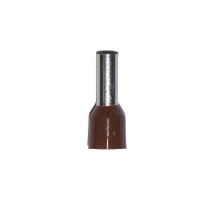 PUNTERA AISLADA 10,00 mm², MARRÓN, 100 uds | HogarLider