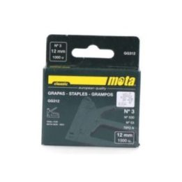 GRAPAS Nº 3 DE 12 mm ESPESOR 0,7 mm, 1000 uds | HogarLider