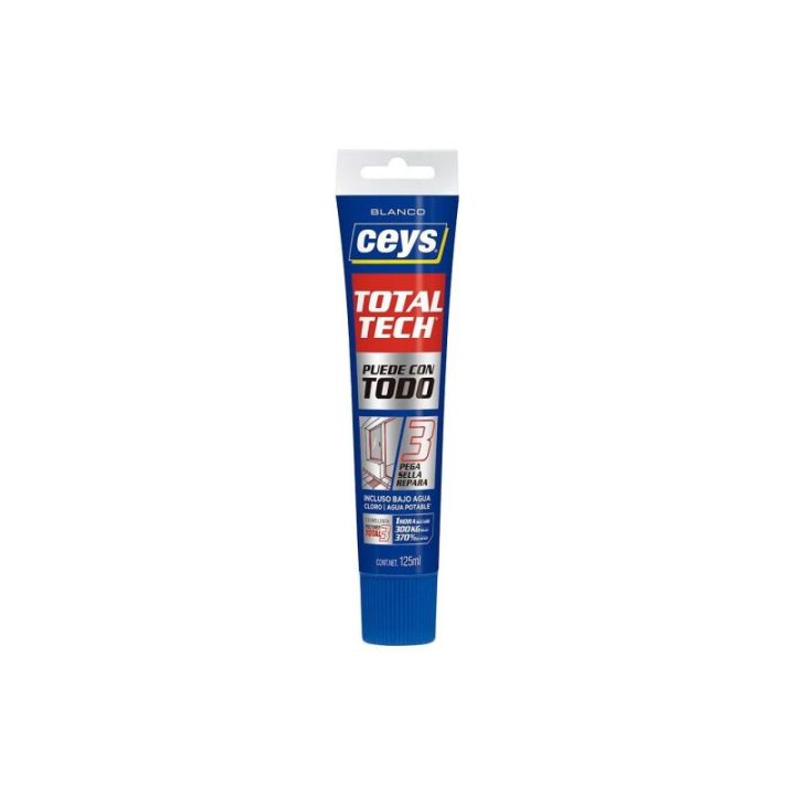 ADHESIVO SELLADOR TOTAL TECH BLANCO TUBO 125 ml | HogarLider