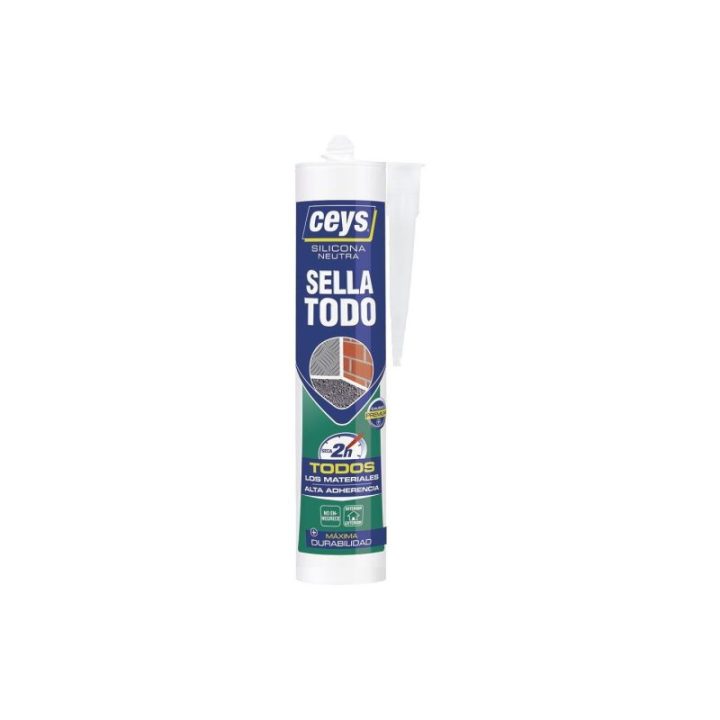 SILICONA NEUTRA SELLATODO TRANSPARENTE 280 ml | HogarLider