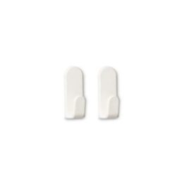 COLGADOR ADHESIVO TAGA BLANCO, 2 uds | HogarLider