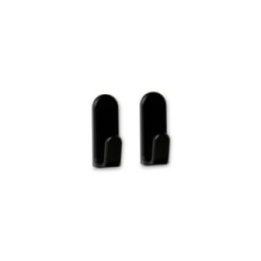 COLGADOR ADHESIVO TAGA NEGRO, 2 uds | HogarLider