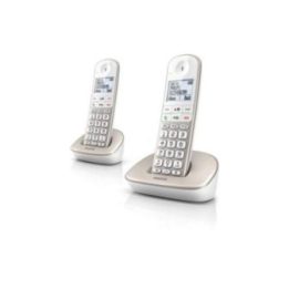 TELÉFONO DUO INALÁMBRICO XL4902S BLANCO Y GRIS | HogarLider