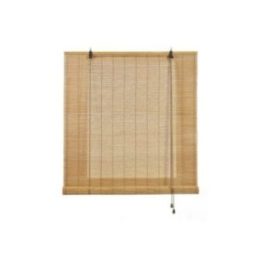 ESTOR ENROLLABLE BAMBÚ OCRE MANGO 120 x 175 cm | HogarLider