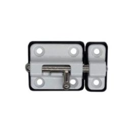 PASADOR CERROJO BASE PLÁSTICA 35 mm BLANCO | HogarLider