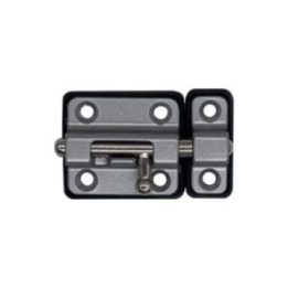 PASADOR CERROJO BASE PLÁSTICA 35 mm CROMO MATE | HogarLider