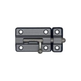 PASADOR CERROJO BASE PLÁSTICA 50 mm CROMO MATE | HogarLider