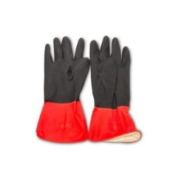 GUANTE DE LÁTEX, BICOLOR, TALLA ÚNICA | HogarLider