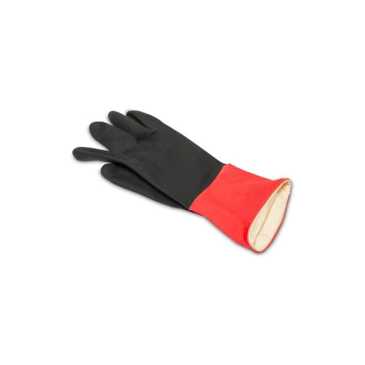 GUANTE DE LÁTEX, BICOLOR, TALLA ÚNICA | HogarLider