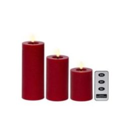 VELA DE CERA LED COLOR ROJO… · EL3-72699 | HogarLider