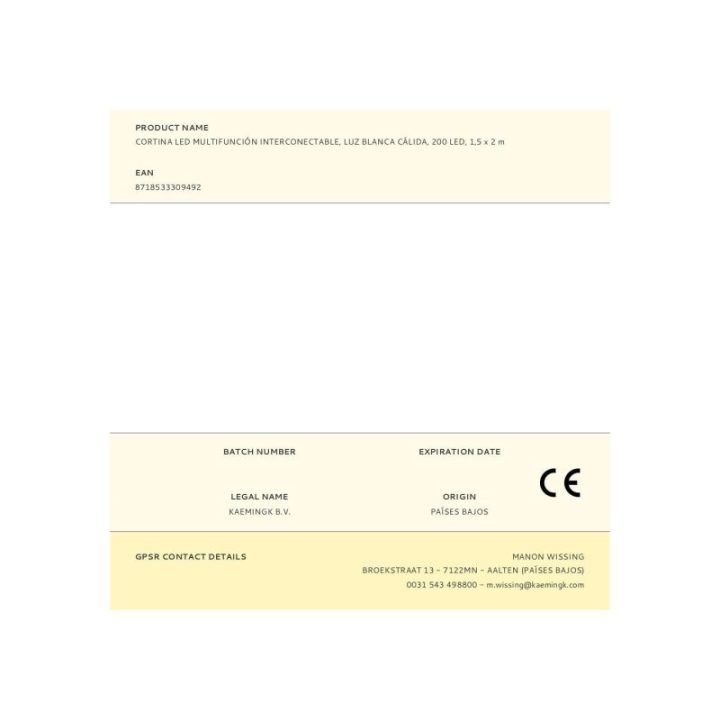CORTINA LED MULTIFUNCIÓN INTERCONECT… · EL3-72766 | HogarLider