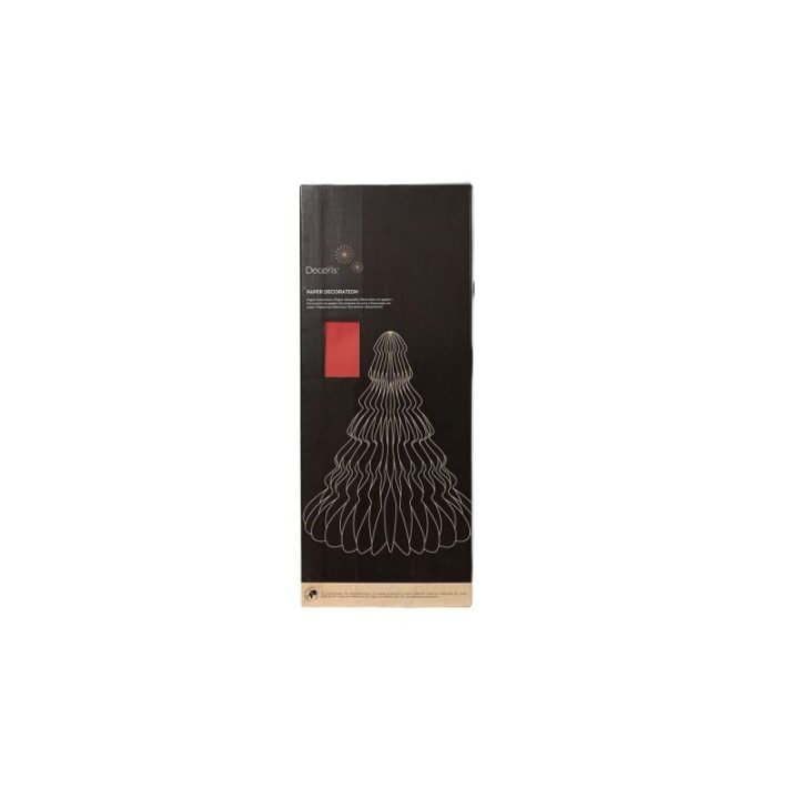 ÁRBOL DE PAPEL ROJO Ø48 x 60 cm | HogarLider