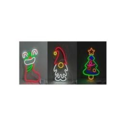 FIGURA NAVIDEÑA DE NEÓN, 3 MODELOS VARIADOS | HogarLider