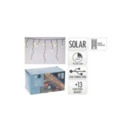 CORTINA SOLAR RECARGABLE, 240 LEDS… · EL3-72838 | HogarLider
