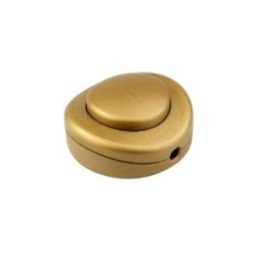INTERRUPTOR ELÉCTRICO DE PIE, 2,5 A 250 V, ORO | HogarLider
