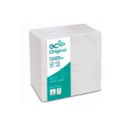 SERVILLETAS DE PAPEL BLANCAS 30 x 30 cm, 100 uds | HogarLider