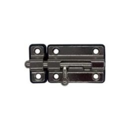 PASADOR CERROJO BASE PLÁSTICA 50 mm CROMO | HogarLider