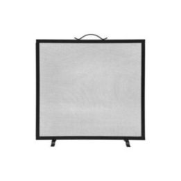 PANTALLA CHIMENEA COLOR NEGRO 60 x 0,5 x 60 cm | HogarLider