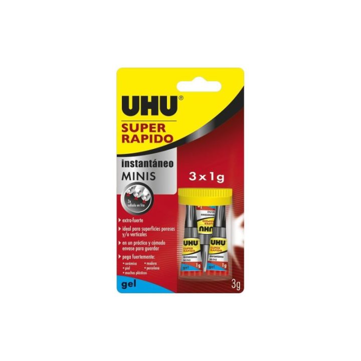 SUPER RÁPIDO MINIS GEL EN CAJA 3 x 1 g | HogarLider