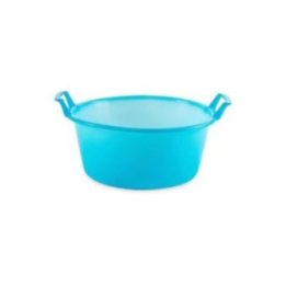 BARREÑO REDONDO AZUL Ø35 x 18,5 cm 9 l | HogarLider