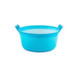 BARREÑO REDONDO AZUL Ø40 x 20,8 cm 14 l | HogarLider