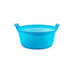 BARREÑO REDONDO AZUL Ø45 x 22,5 cm 19 l | HogarLider