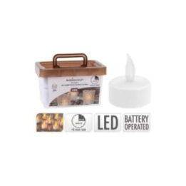VELA DE CERA LED Ø4 cm, 24 uds | HogarLider