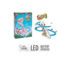 JUEGO DE NAVIDAD CON LUZ Y SONIDO, A PILAS | HogarLider