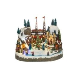 PUEBLO NAVIDEÑO 35,5 x 22 x 30,5 cm | HogarLider
