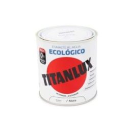 ESMALTE ECOLÓGICO AL AGUA BLANCO MATE 750 ml | HogarLider