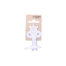 COLGADOR DE ZINC LACADO BLANCO 7 x 7 cm | HogarLider