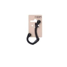COLGADOR DOBLE DE HIERRO NEGRO 75 mm | HogarLider