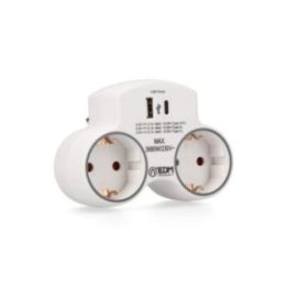 ADAPTADOR 2 TOMAS 2P+T SCHUKO CON 2… · EL3-40205 | HogarLider
