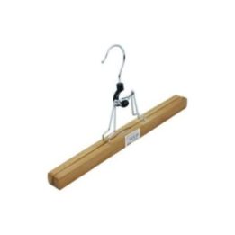 PERCHA MADERA CON PINZA METÁLICA 30 cm | HogarLider