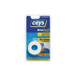 CINTA ADHESIVA DOBLE CARA BRICOFÁCIL 15 mm x 2 m | HogarLider
