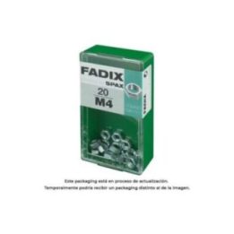 CAJA S 20 unid. TUERCA CINC M 4 FADIX | HogarLider