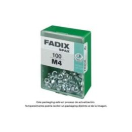 CAJA M 100 unid. TUERCA CINC M 4 FADIX | HogarLider