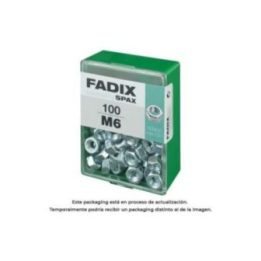CAJA M 100 unid. TUERCA CINC M 6 FADIX | HogarLider