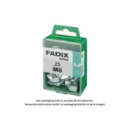 CAJA M 25 unid. TUERCA MARIPOSA CINC M 8 FADIX | HogarLider