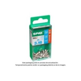CAJA 25 unid. TORNILLO MADERA SPAX… · EL3-18310 | HogarLider