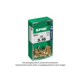 CAJA 25 unid. TORNILLO MADERA SPAX… · EL3-18331 | HogarLider