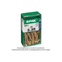 CAJA 25 unid. TORNILLO MADERA SPAX… · EL3-18339 | HogarLider